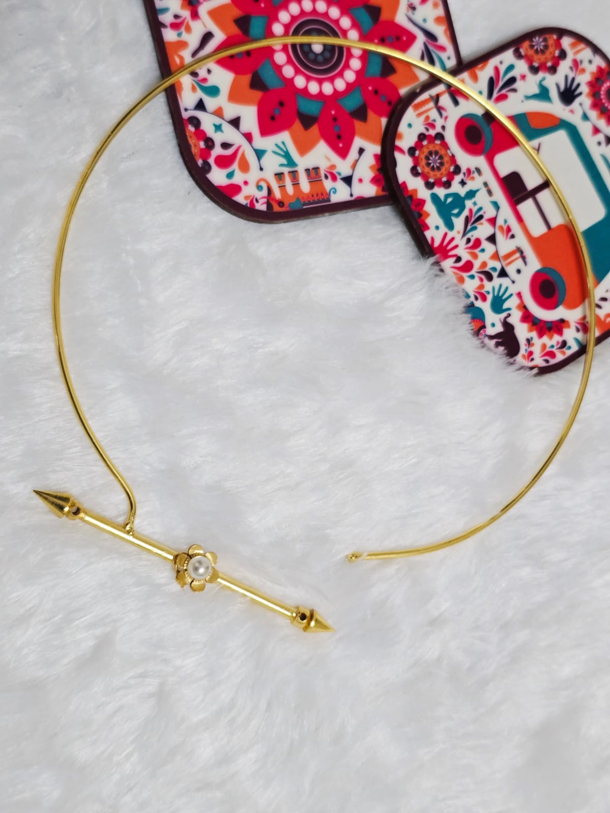 Handcrafted Brass Hansuli Necklace