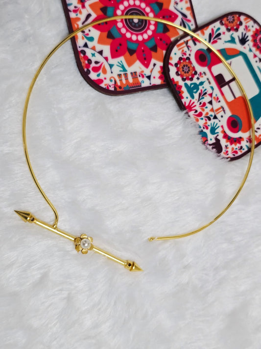 Handcrafted Brass Hansuli Necklace